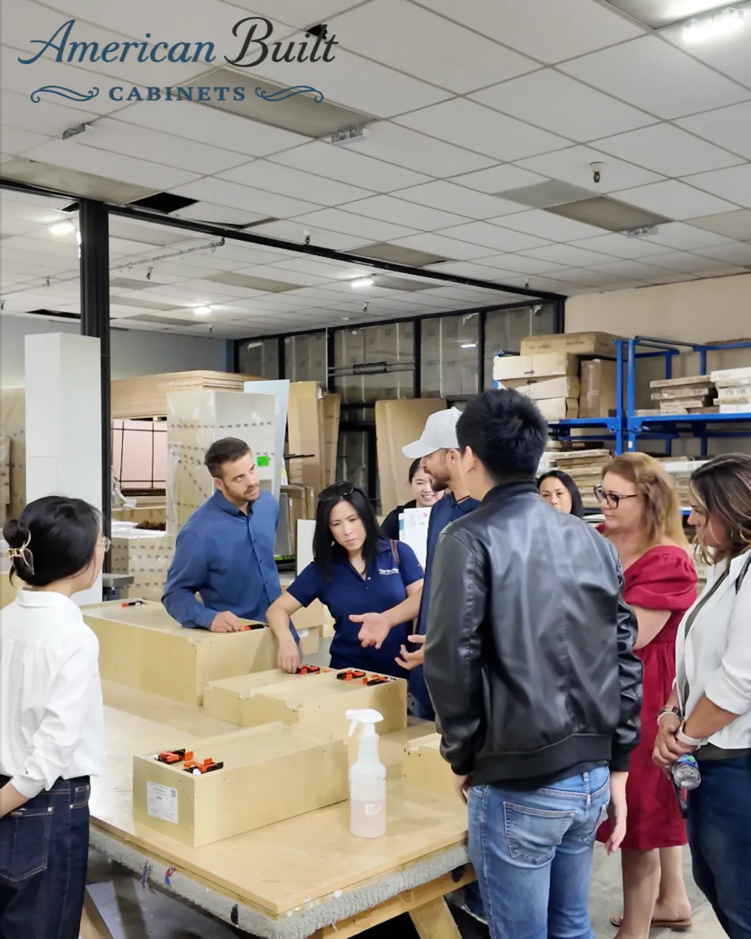 Toll Brothers Visits American Built Cabinets for a California Factory Tour photo 2